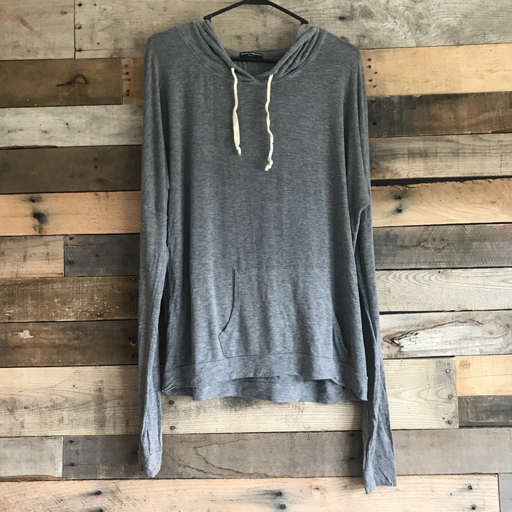 Brandy Melville Lightweight Gray Hoodie